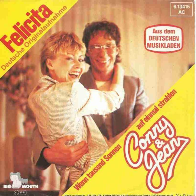 Conny & Jean - Felicita (Vinyl-Single Germany 1982)