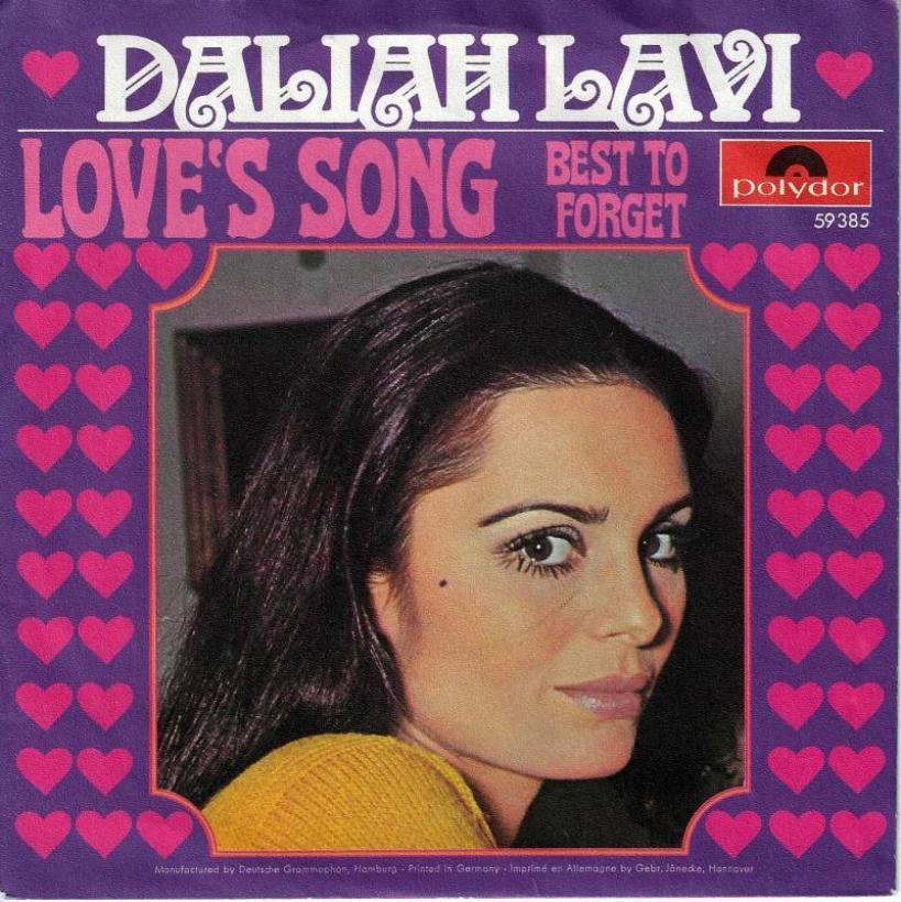 Daliah Lavi - Loves Song (7" Polydor Single Germany)