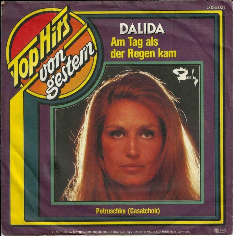 Dalida - Am Tag als der Regen kam (7" RE Vinyl-Single)