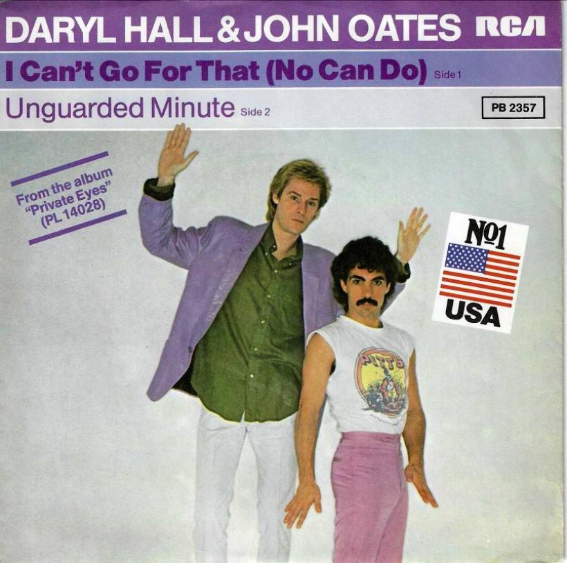 Daryl Hall & John Oates - I Can't Go For That (7" Single)