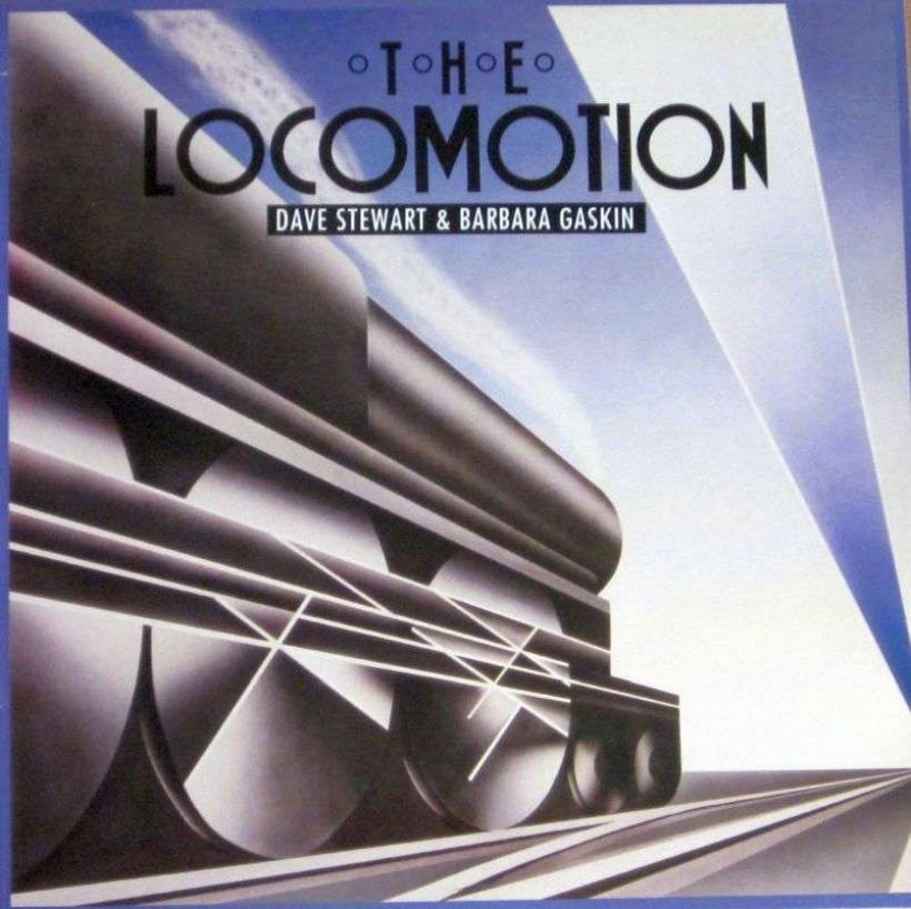 Dave Stewart & B. Gaskin - The Locomotion (12" Belgium)