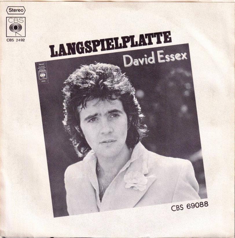 David Essex - Gonna Make You A Star (7" CBS Single back cover)