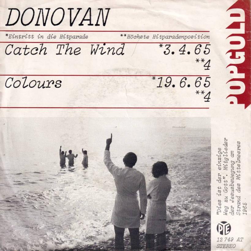 Donovan - Catch The Wind  Colours (7" Vinyl-Single Germany)