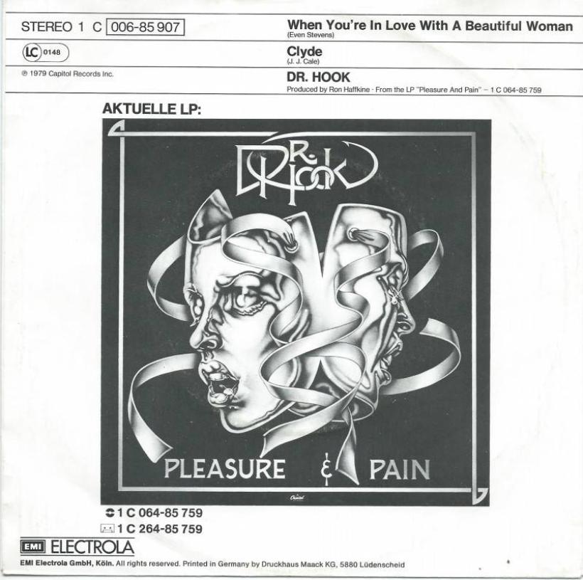 Dr. Hook - When You're In Love With... (7" Single Rueckseite)