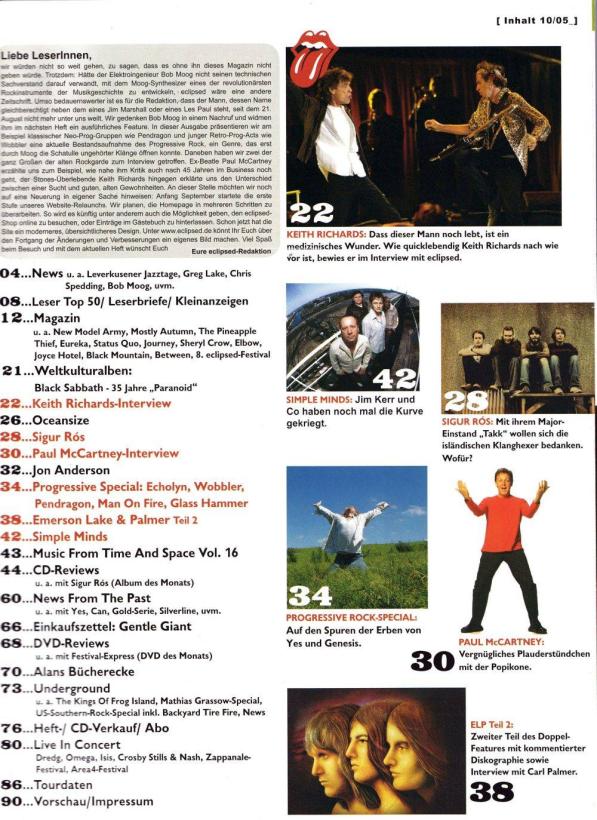 eclipsed 10 2005 index