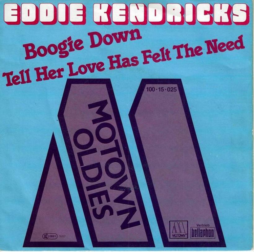 Eddie Kendricks - Boogie Down (7" RE Motown Vinyl-Single)