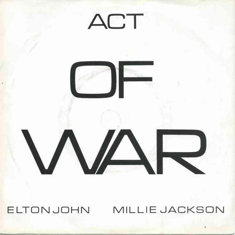 Elton John & Millie Jackson - Act Of War (Single UK)