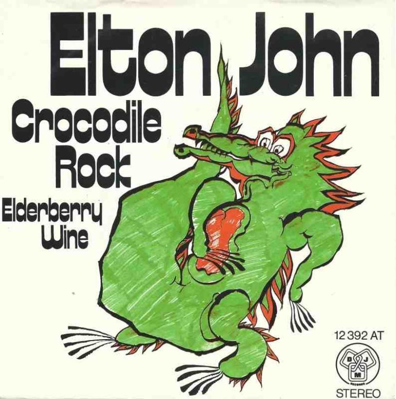 Elton John - Crocodile Rock (7" DJM Single Germany)
