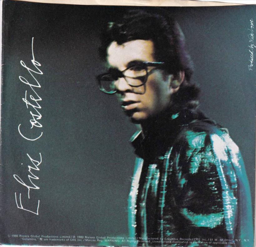 Elvis Costello - I Can't Stand Up... EP (7" Rueckseite)