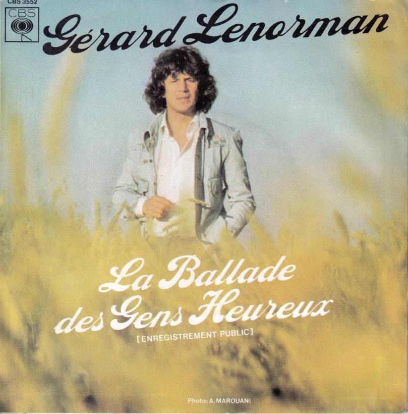 Gerard Lenorman - La Ballade Des Gens Heureux (7" Single)