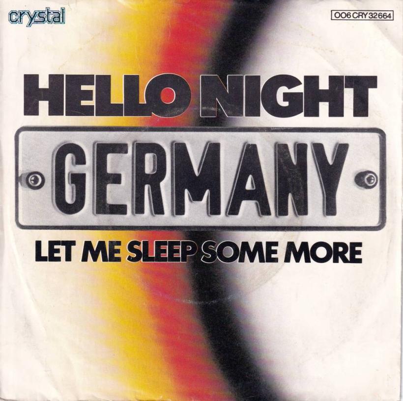 Germany - Hello Night (7" Crystal-Records Vinyl-Single)