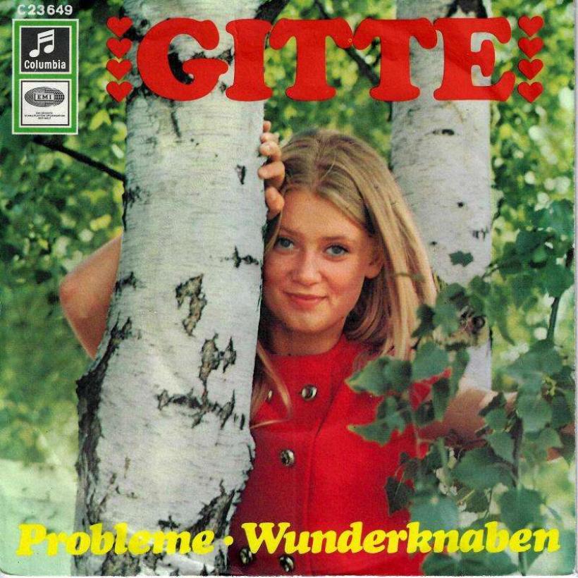 Gitte - Probleme  Wunderknaben (7" Columbia Vinyl-Single)