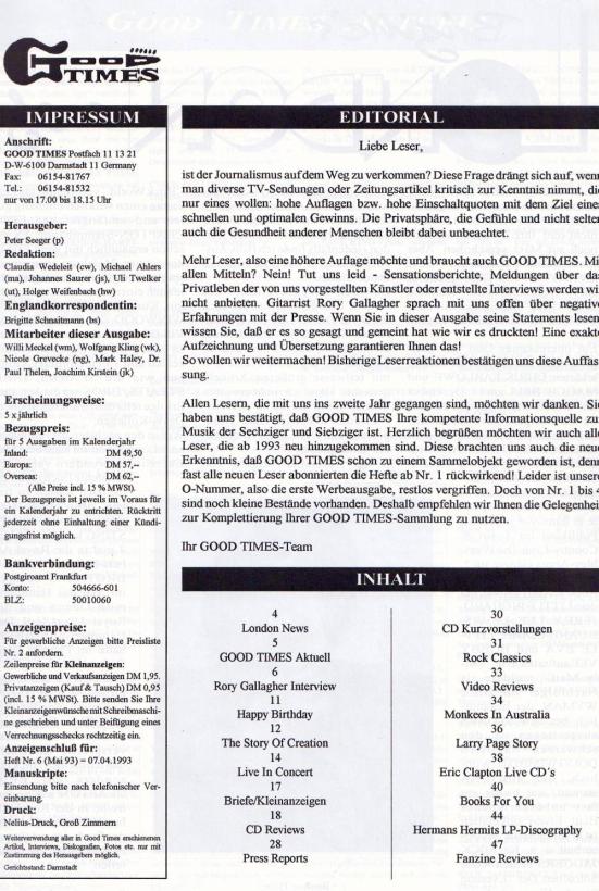 good times 005 Index