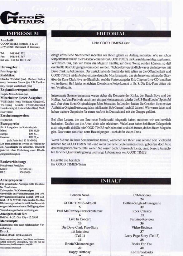 good times 007 index