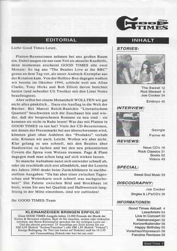 Good Times - Issue 015 content