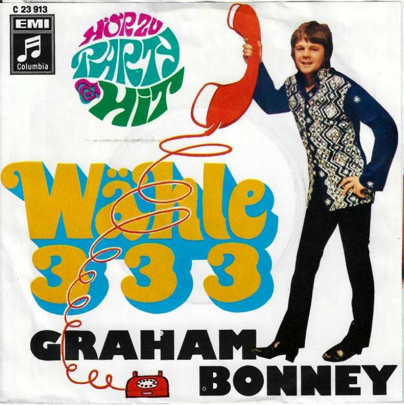 Graham Bonney - Wähle 3-3-3 (7" Columbia Vinyl-Single)