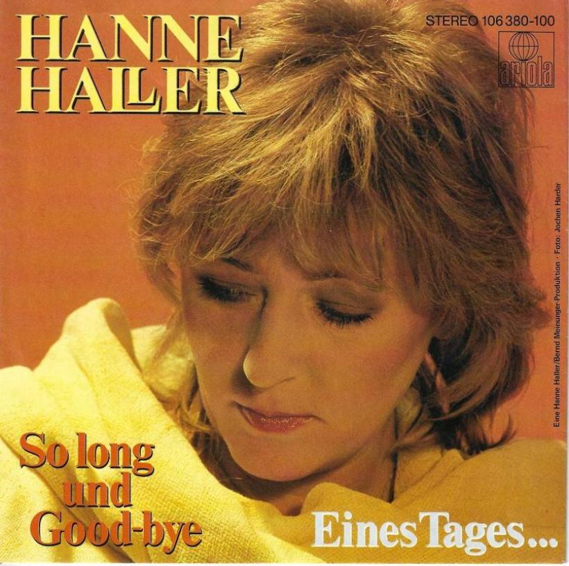 Hanne Haller - So Long und Good-bye (Vinyl-Single)