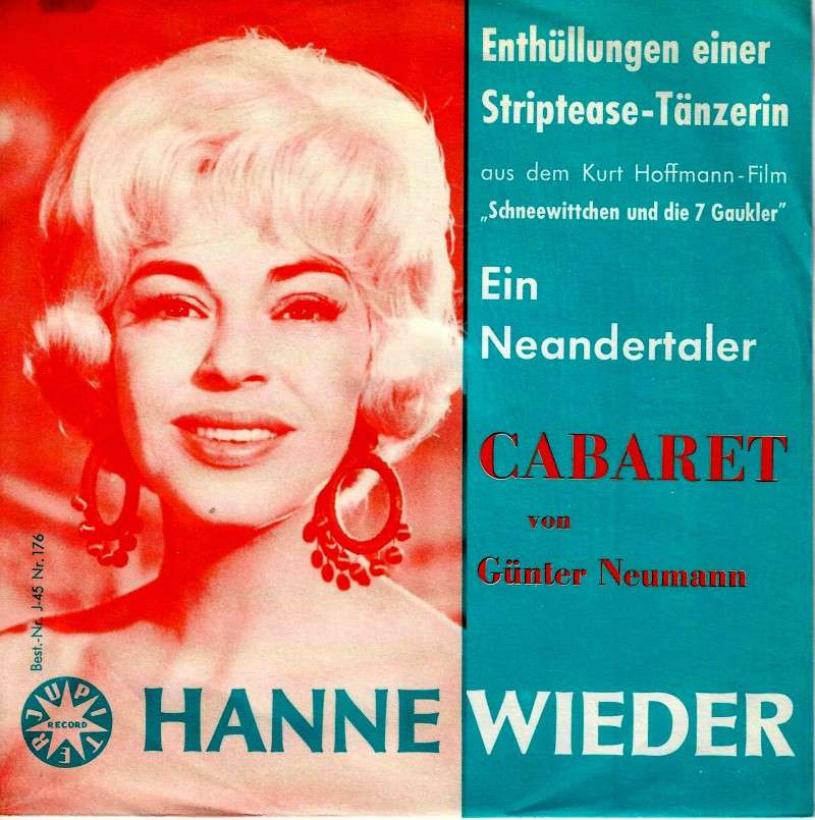 Hanne Wieder - Enthüllungen einer Striptease-Tänzerin (7")