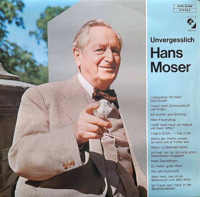Hans Moser - Unvergesslich (Elite Special LP Switzerland)