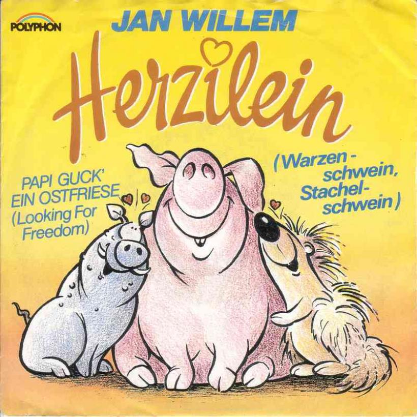 Jan Willem - Herzilein Warzenschwein (Polyphon Single)