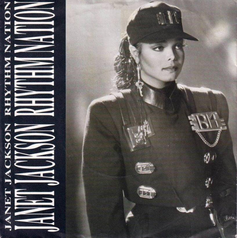 Janet Jackson - Rhythm Nation: 2 Versions (7" A&M Single)