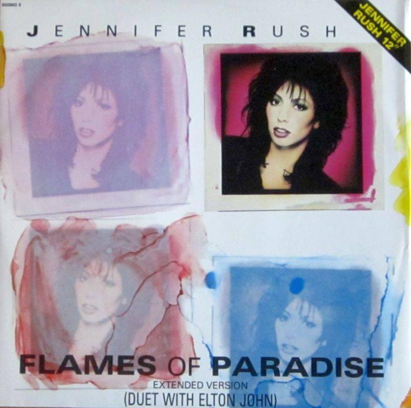 Jennifer Rush & Elton John - Flames Of Paradise (12" UK)