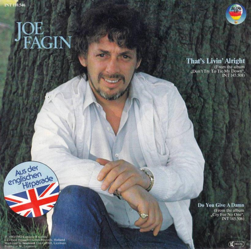 Joe Fagin - That's Livin Alright (7" Vinyl-Single Germany)