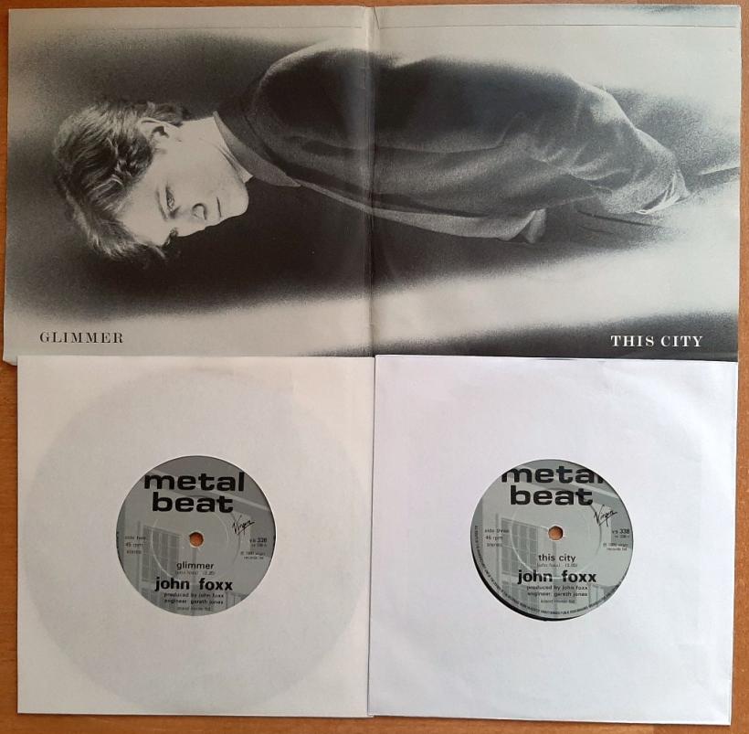 John Foxx - No-One Driving (2 x 7" Innencover)