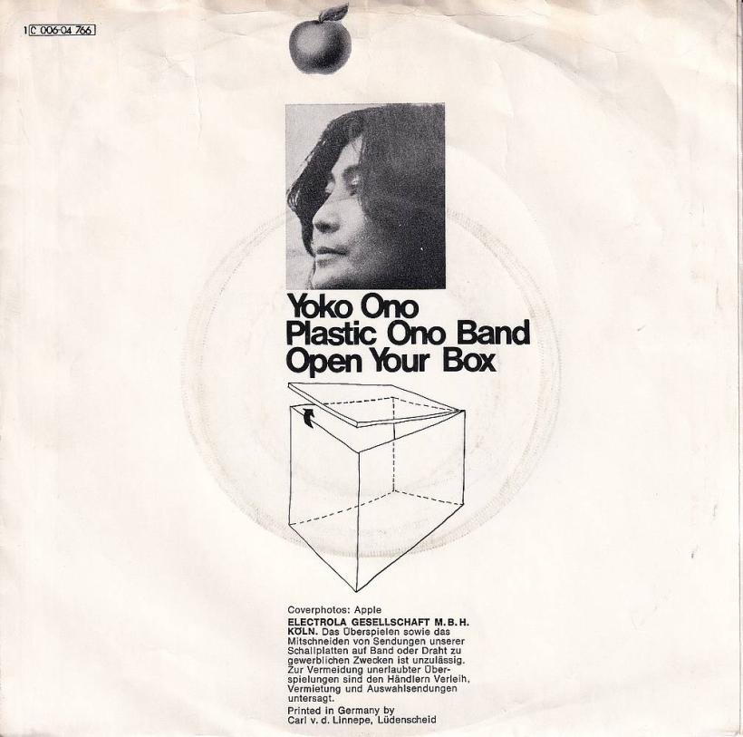 John Lennon - Power To The People (7" back cover)