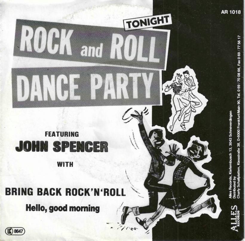 John Spencer - Bring Back Rock N Roll (7" Single Germany)