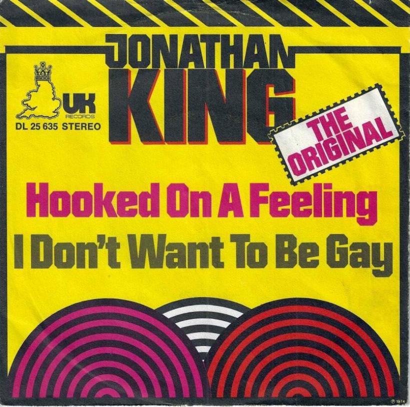 Jonathan King - Hooked On A Feeling (7" Single Germany)