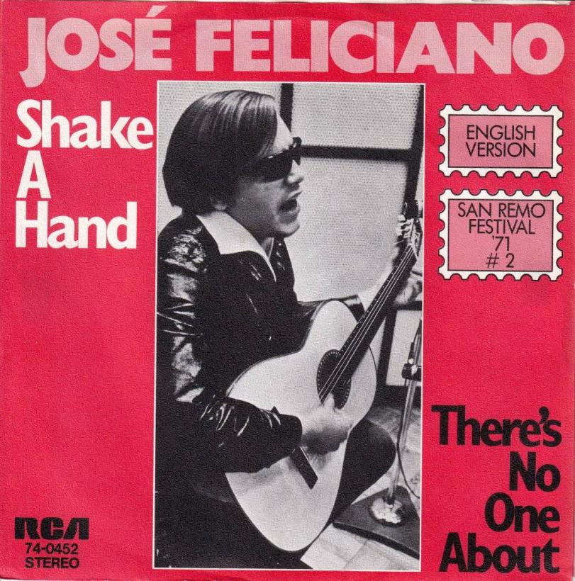 Jose Feliciano - Shake A Hand (7" RCA Vinyl-Single Germany)
