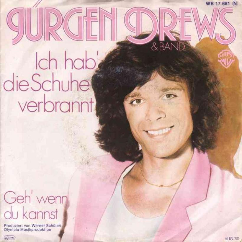 Jürgen Drews - Ich hab die Schuhe verbrannt (WEA Single)