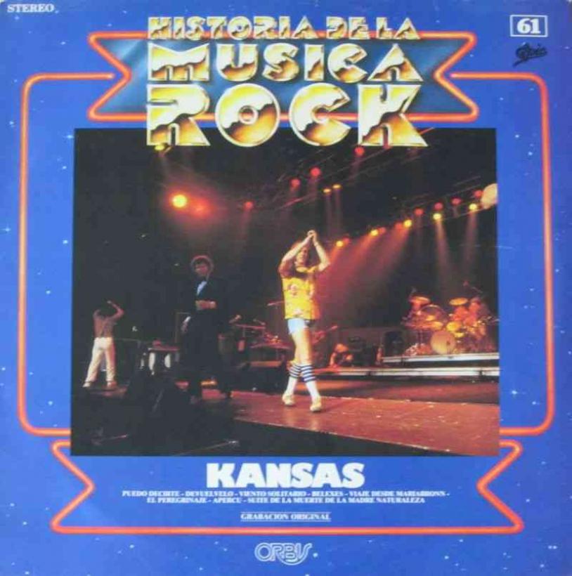 Kansas - Grandes Exitos: Hstoria Dela Musica (LP Spain)