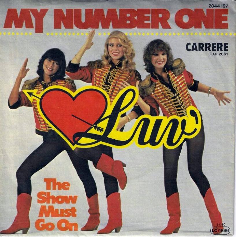 Luv - My Number One (7" Carrere Vinyl-Single Germany)