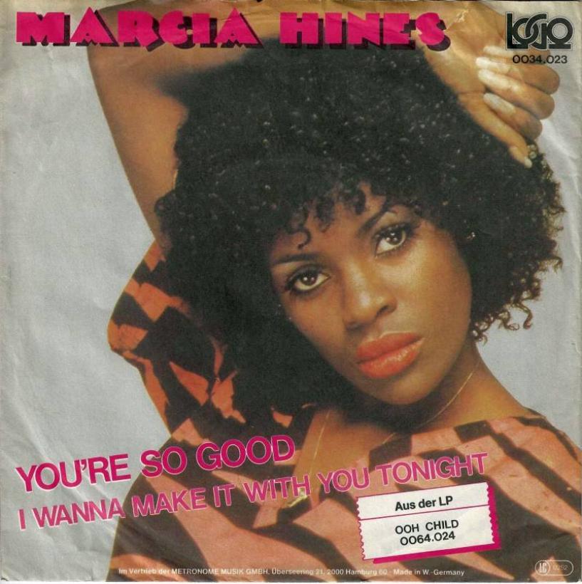 Marcia Hines - You're So Good (7" Vinyl-Single Germany)