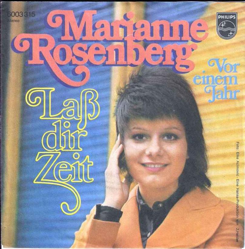 Marianne Rosenberg - Lass dir Zeit (7" Philips Single)