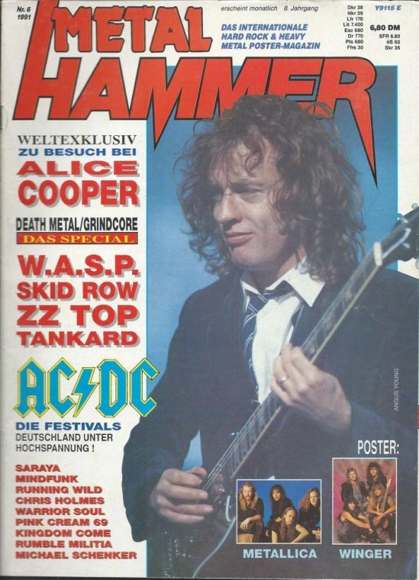 Metal Hammer (06/1991) Cover