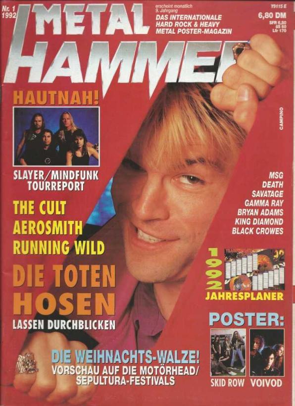Metal Hammer (01/1992) Heftover