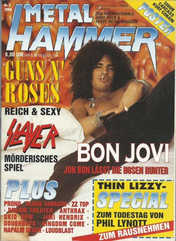 Metal Hammer 02 1994 Heftcover