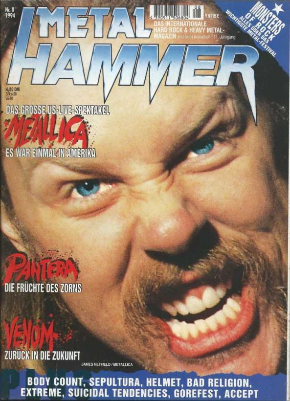 Metal Hammer (08/1994) Cover