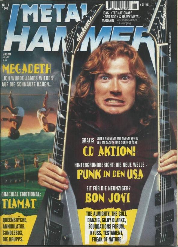 Metal Hammer 11-1994 cover