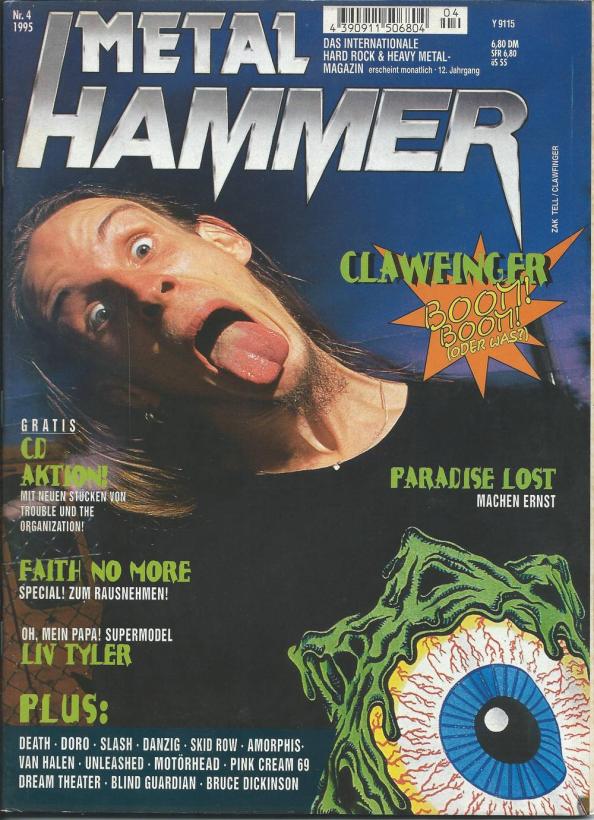 Metal Hammer 04-1995 Heftcover