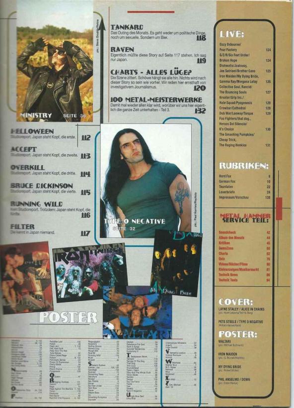 Metal Hammer 01-1996 index b