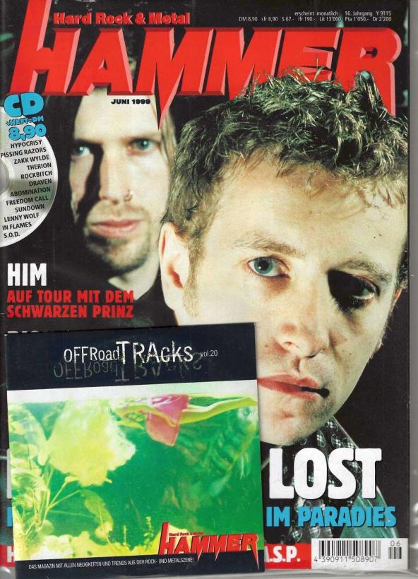 Metal Hammer 06-1999 cover cd