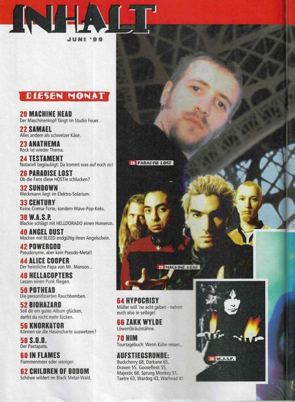 Metal Hammer 06-1999 content a