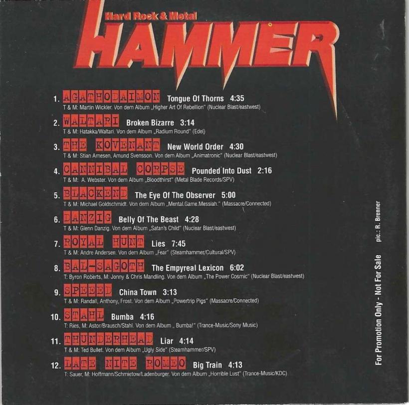 Metal Hammer 11-1999 cd