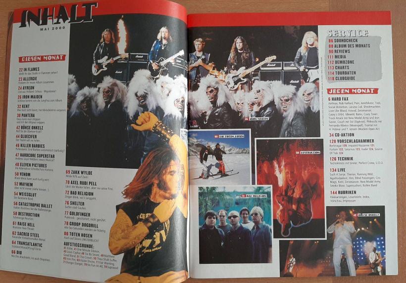Metal Hammer 05 2000 content