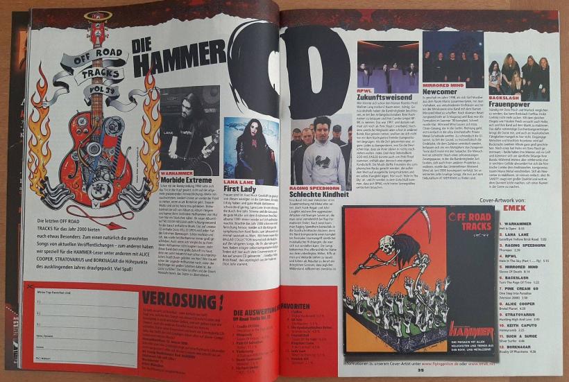 Metal Hammer 01 2001 Inhalt b