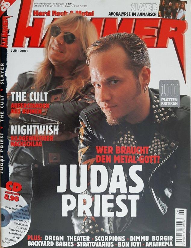 Metal Hammer 06 2001 Heftcover
